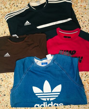 Mix Nike and Adidas sweatshirts