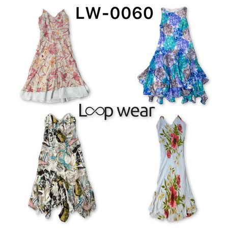 Y2K Fairycore Watercolor Floral Slip Dresses