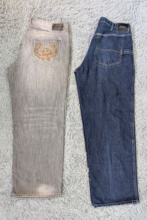 **Jean baggy Y2K Hip Hop – Denim oversized aux années 2000**