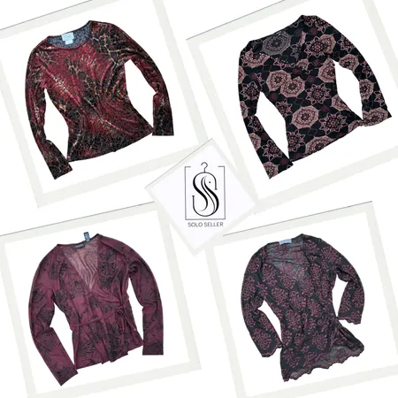 Y2K Romantic Grunge Mix Tops