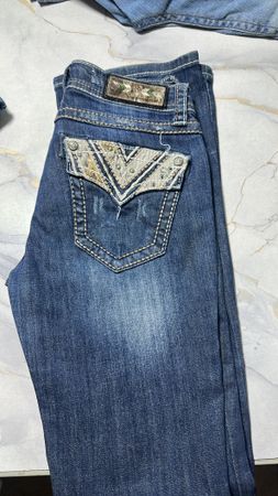 Jeans bordados y2k escolhidos à mão personalizados