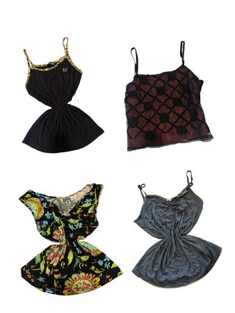 Y2K Indie Dark Cami Tops-ST-226