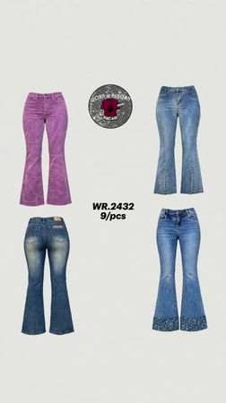 Y2k bootcut jean’s WR-2432