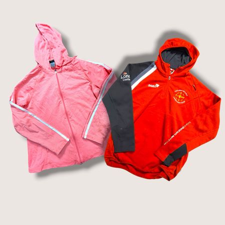 Mixed brand trackjackets
