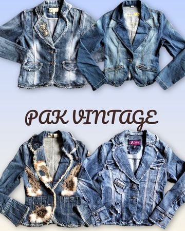 Denim Y2K Fitted jacket 16 pieces