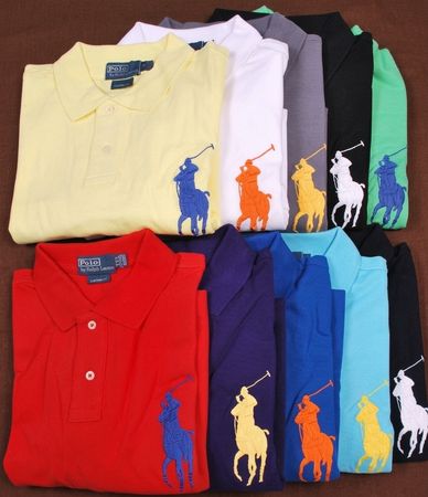 Classical Ralph Lauren Big Pony Coller And Round Neck T-Shirts