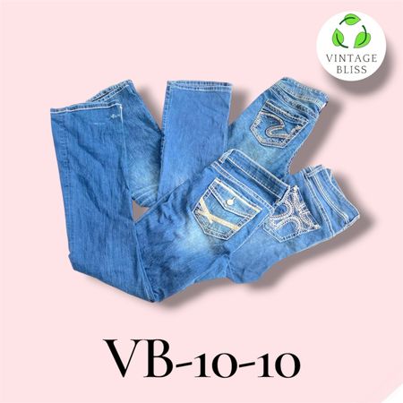 Y2K Embroidered Jeans Wholesale Bundle Assorted Styles (VB-10-10) 9 piece