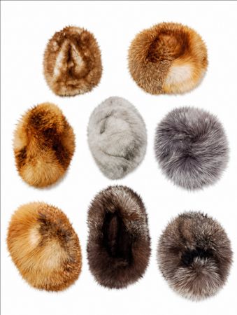 Vintage Fur Cuff & Sleeve Trim – Mixed Colours & Styles