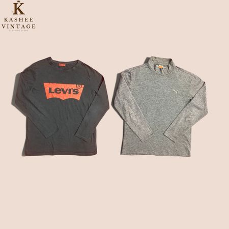 round neck t shirt high neck full sleeve levi’s puma