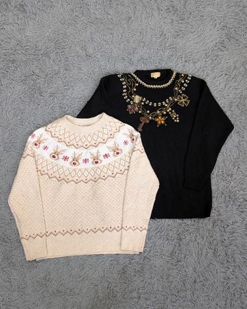 ***Fair Isle & Christmas Sweaters – Festive Winter Knitwear Mix