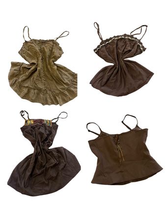 Y2K Retro Boho Camisoles-ST-277