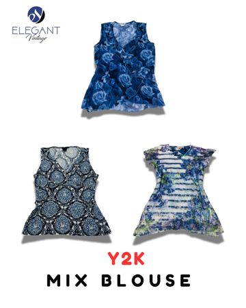 Y2K Mix Blouse - EVM2104