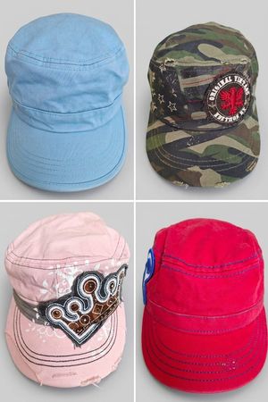 Branded Cadet / Military Style Caps including brands like Nike Air, Kbethos, Puma, Under Armour, Uniqlo & More Y2K and Modren mixed