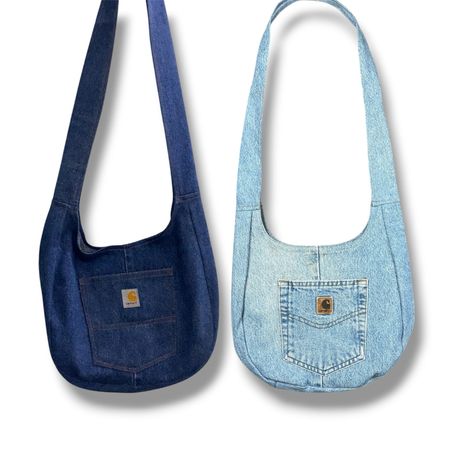 Upcycled Carhartt Denim Tote Bags
