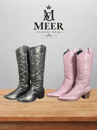 Classic y2k style  Cowboy Boots