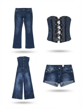 (FV-2495) Y2K Denim Mix Bundle