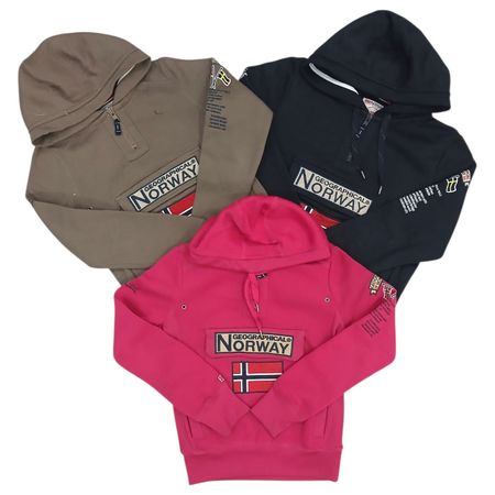Vintage Geographical Norway Zipper Jackets