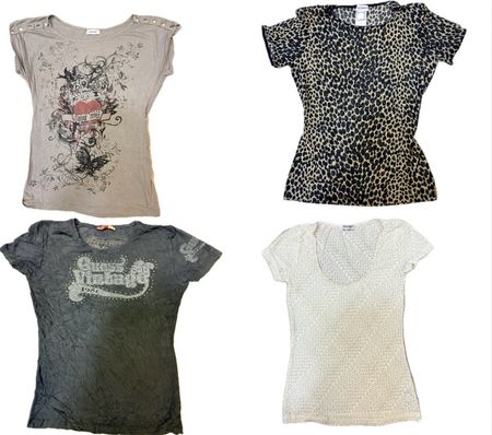 Y2k short sleeves top