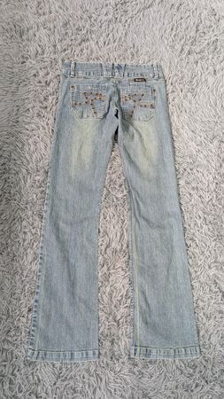 **Y2K Bohemian Flare Jeans