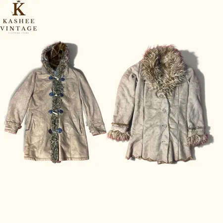 retro afghan coat