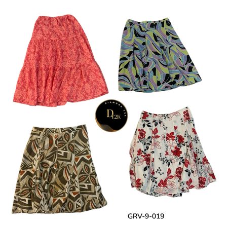 Y2K Baumwollrock – Lässiger Vintage-Stil (GRV-9-020)