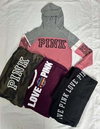Pink Victoria secret Sweatshirt Hoodie B # 433