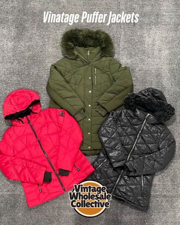 🔴 Vintage Puffer Jackets - (18/09)