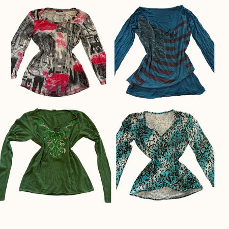 Y2K Playful Tops - ST-118