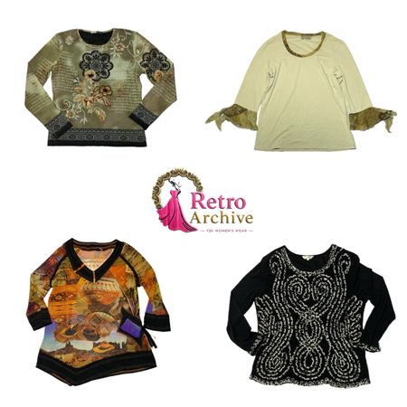 07 : Y2k Blouses Long Sleeve Tops