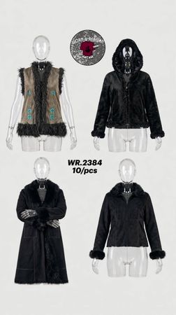 Y2k Afghan jackets WR-2384