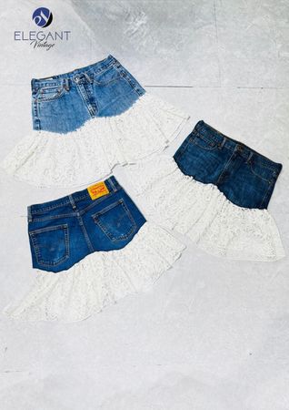 UPCYCLED Levis Denim Skirts - EVR0511