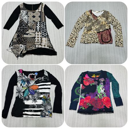 Top a maniche lunghe Y2K 11 pezzi