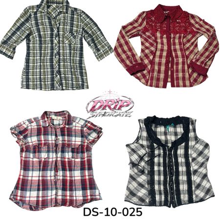 Cute Y2K Cotton Blouse For Effortless Streetwear (DS-10-025)