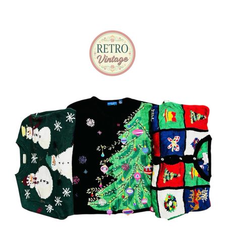 Style de pull vintage et unique de Noël |E|