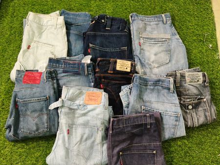 Vintage men's Levi's engineer jeans