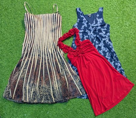 6817 - Y2K Stil Maxi-, Midi- und Mini-Kleid