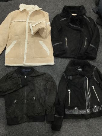 Jaquetas de Couro Sintético de Pelo Y2K