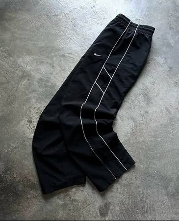 Calças de Pista Baggy Vintage Nike Autênticas