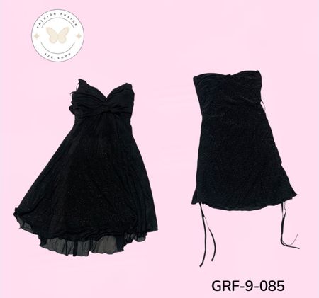 Y2K Vintage Poly Dresses | Women’s 2000s Polyester Dress Collection (GRF-9-085)