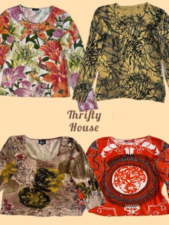 Y2K Tropical & Abstract Babytees(TH/702)