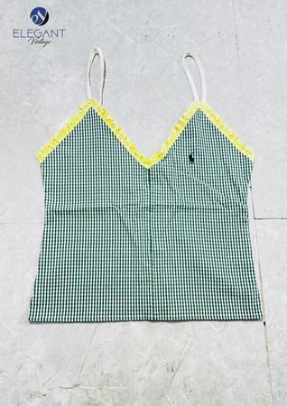 UPCYCLED Gingham Cami Tops - EVR0555