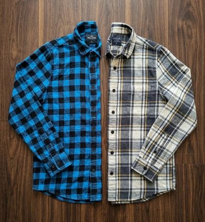 Camisa de flanela Hollister & Abercrombie & Fitch