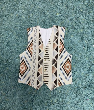 Upcycled Tapestry Vests