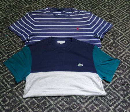 Ralph Lauren and Lacoste tshirt
