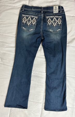Y2K women flared jeans