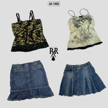 Y2k Black Rave Mix and Match (AA-1466)