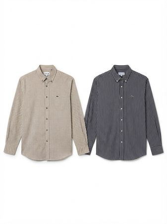 (FV-2729) Camicie Lacoste Button Up