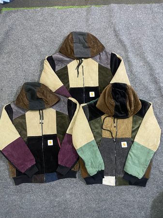 Upcycled Carhartt Corduroy Hoodie