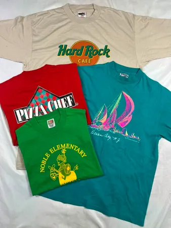 T-shirts à point unique