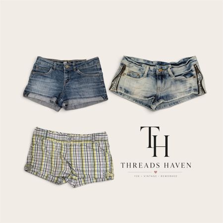 Y2K Mini & Micro Shorts | Cotton & Denim Shorts | Women’s 2000s Fashion
